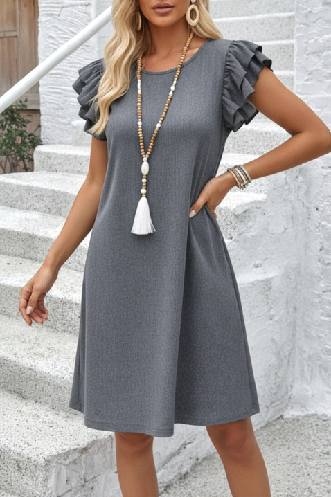 Φόρεμα ADELINDA GREY, Χρώμα: γκρι, IVET.EU - Εκπτώσεις έως -80%