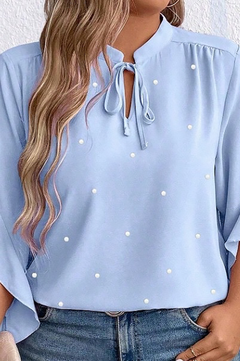 Γυναικεία μπλούζα ELISANDRINA SKY, Χρώμα: Γαλάζιο, IVET.EU - Εκπτώσεις έως -80%