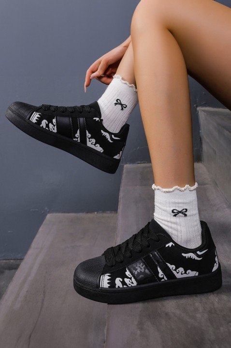 Γυναικεία παπούτσια NORFINA BLACK, Χρώμα: μαύρο, IVET.EU - Εκπτώσεις έως -80%