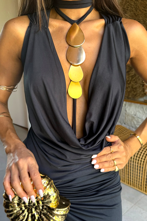 Φόρεμα GIZELDA, Χρώμα: μαύρο, IVET.EU - Εκπτώσεις έως -80%