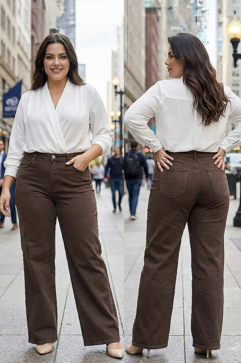 Τζιν VALIZARA, Χρώμα: καφέ, IVET.EU - Εκπτώσεις έως -80%