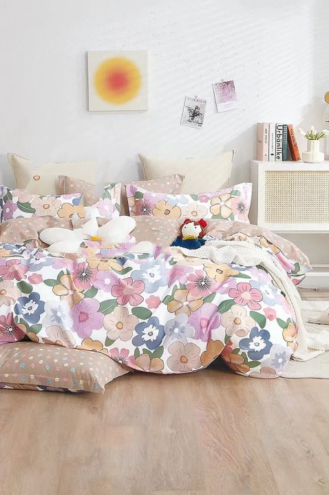 Σετ κρεβατοκάμαρας ZOLMEJA 160x200 cm βαμβακερό - 4 τεμ., Χρώμα: χρωματιστό, IVET.EU - Εκπτώσεις έως -80%