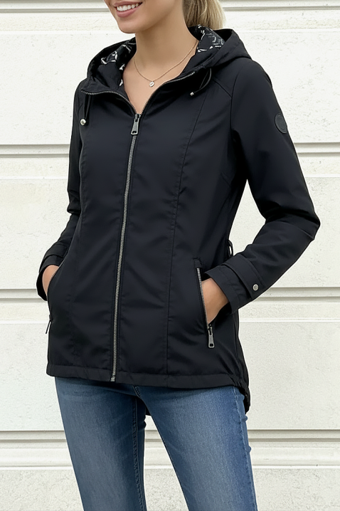 Μπουφάν MAVENA BLACK, Χρώμα: μαύρο, IVET.EU - Εκπτώσεις έως -80%