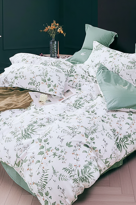 Σετ κρεβατοκάμαρας EGOLERDA 160x200 cm βαμβακερό - 4 τεμ., Χρώμα: άσπρο, IVET.EU - Εκπτώσεις έως -80%