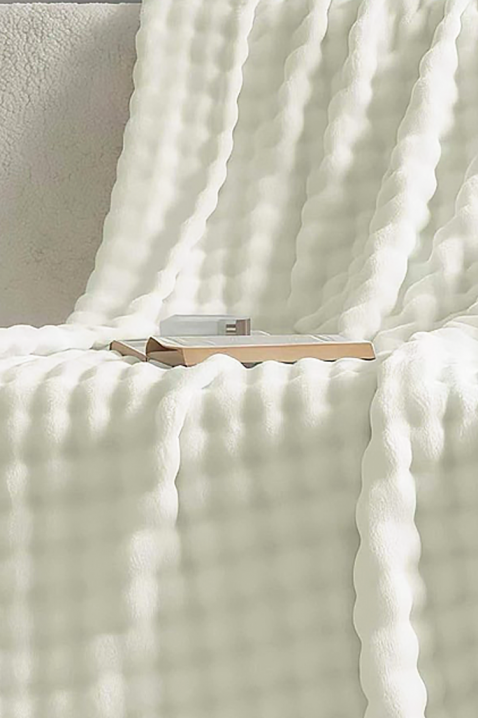 Κουβέρτα DIMFELDA ECRU 160x200 cm, Χρώμα: εκρού, IVET.EU - Εκπτώσεις έως -80%