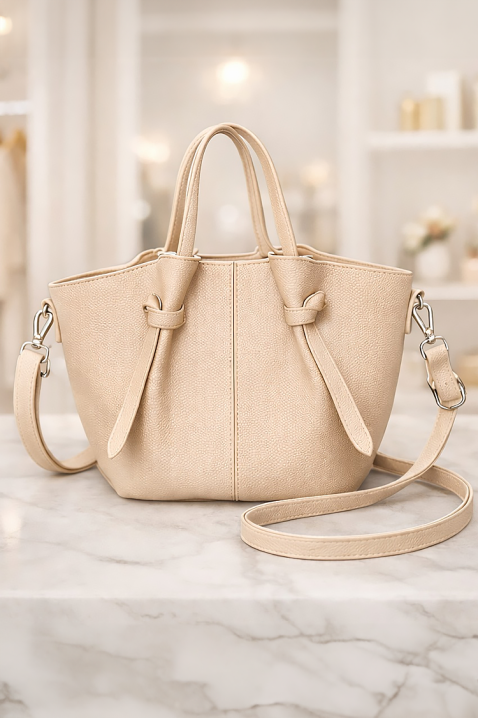 Γυναικεία τσάντα MOLPEGA, Χρώμα: μπεζ, IVET.EU - Εκπτώσεις έως -80%