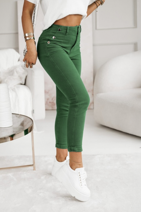 Τζίν MIOLEXA, Χρώμα: πράσινο, IVET.EU - Εκπτώσεις έως -80%