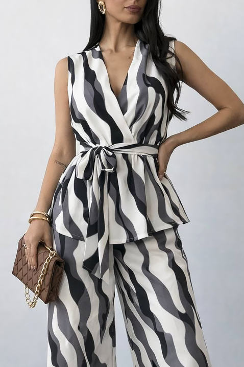 Σύνολο NAVIELA BLACK, Χρώμα: μαύρο και άσπρο, IVET.EU - Εκπτώσεις έως -80%