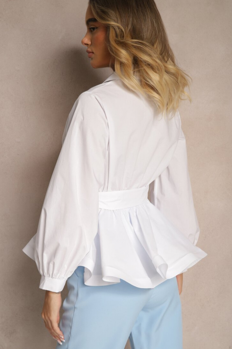 Γυναικείο πουκάμισο BIANCA WHITE, Χρώμα: άσπρο, IVET.EU - Εκπτώσεις έως -80%