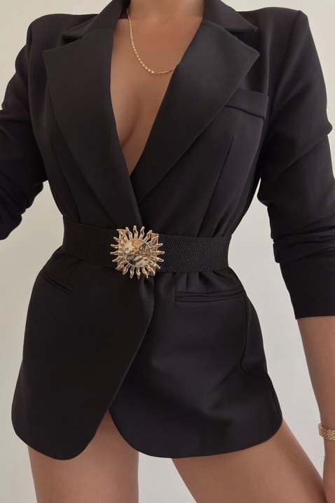 Ζώνη KLANZONA BLACK, Χρώμα: μαύρο, IVET.EU - Εκπτώσεις έως -80%