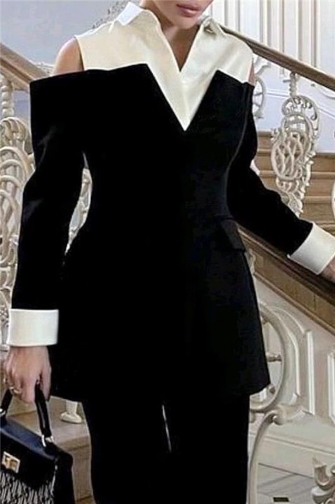 Σακάκι FLORDINZA, Χρώμα: μαύρο, IVET.EU - Εκπτώσεις έως -80%