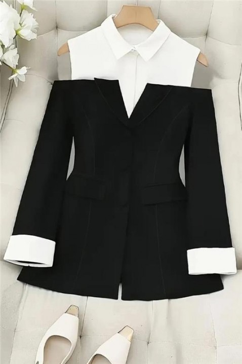 Σακάκι FLORDINZA, Χρώμα: μαύρο, IVET.EU - Εκπτώσεις έως -80%