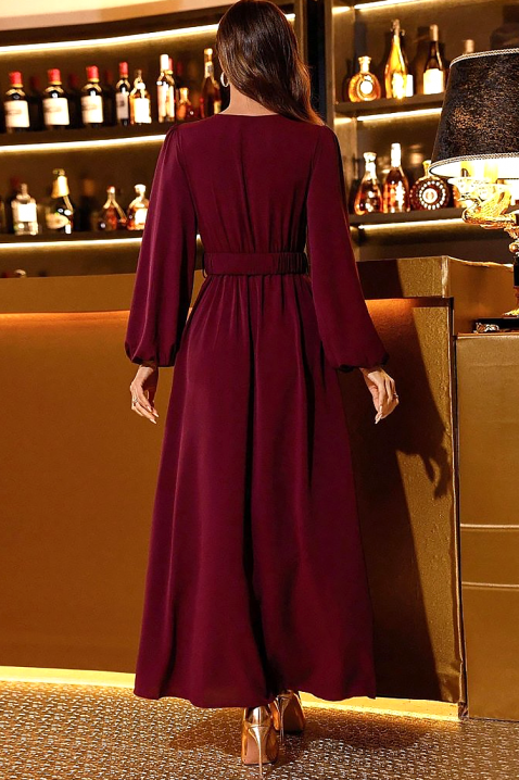 Φόρεμα LEYLIA BORDO, Χρώμα: μπορντό, IVET.EU - Εκπτώσεις έως -80%