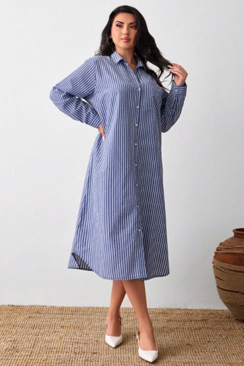 Φόρεμα EMILEA, Χρώμα: μπλε και άσπρο, IVET.EU - Εκπτώσεις έως -80%