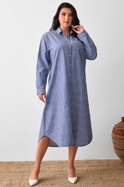 Φόρεμα EMILEA, Χρώμα: μπλε και άσπρο, IVET.EU - Εκπτώσεις έως -80%