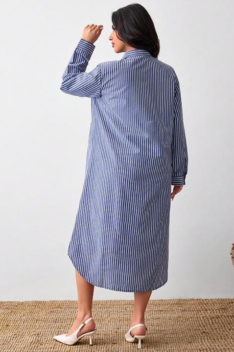 Φόρεμα EMILEA, Χρώμα: μπλε και άσπρο, IVET.EU - Εκπτώσεις έως -80%