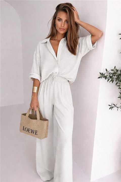 Σύνολο NATEVINA WHITE, Χρώμα: άσπρο, IVET.EU - Εκπτώσεις έως -80%