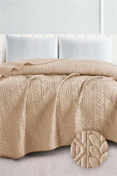 Κουβερλί BORFELVA ECRU 200х220 cm, Χρώμα: εκρού, IVET.EU - Εκπτώσεις έως -80%