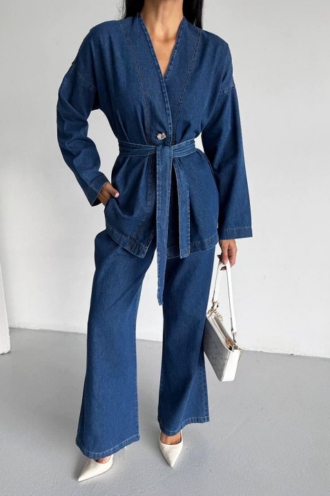 Σύνολο DENIVALZA, Χρώμα: μπλε, IVET.EU - Εκπτώσεις έως -80%