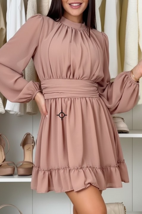 Φόρεμα CHANELZA PUDRA, Χρώμα: πούδρα, IVET.EU - Εκπτώσεις έως -80%