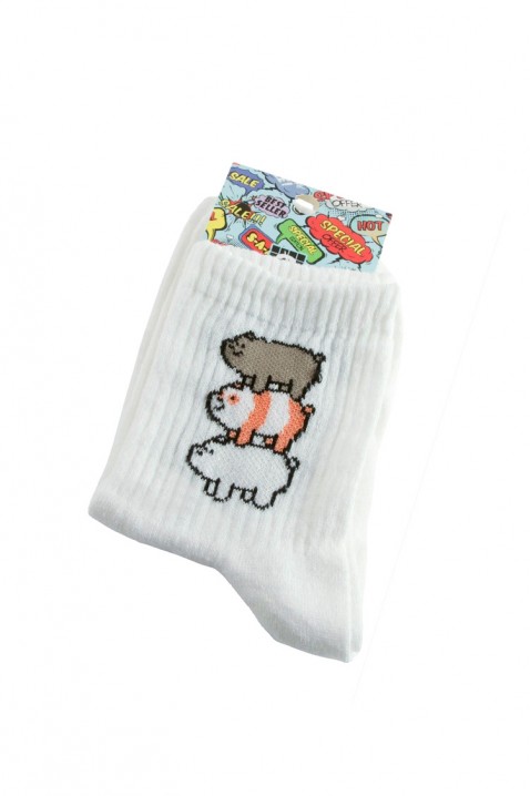 Κάλτσες PAMILITA, Χρώμα: άσπρο, IVET.EU - Εκπτώσεις έως -80%