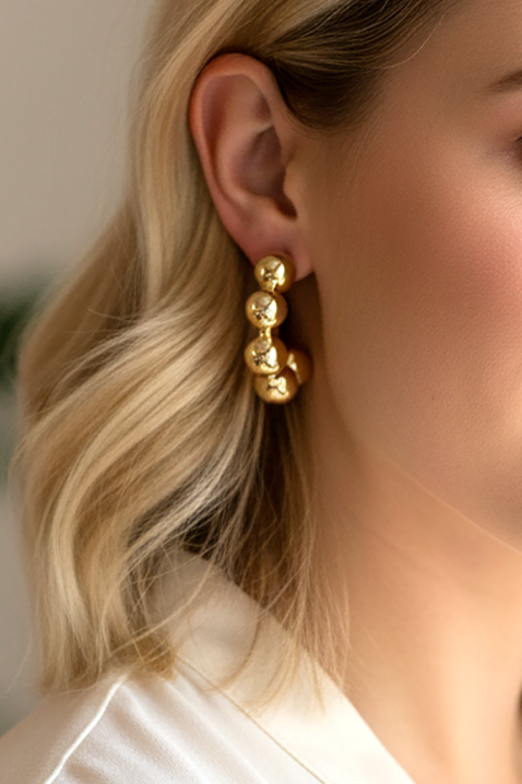 Σκουλαρίκια ANEFTIDA, Χρώμα: χρυσαφί, IVET.EU - Εκπτώσεις έως -80%