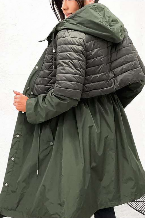 Μπουφάν EMEFIDA KHAKI, Χρώμα: χακί, IVET.EU - Εκπτώσεις έως -80%