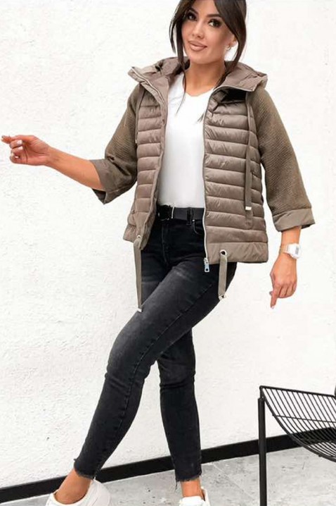 Μπουφάν AMEFTIDA BEIGE, Χρώμα: μπεζ, IVET.EU - Εκπτώσεις έως -80%