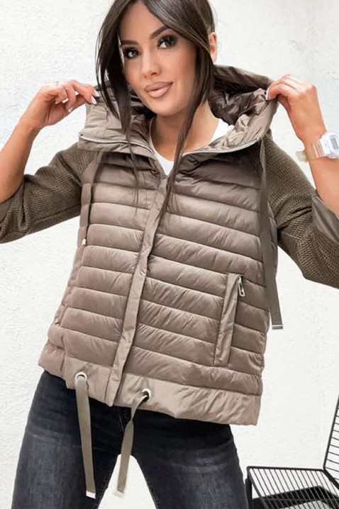 μπουφάν AMEFTIDA BEIGE