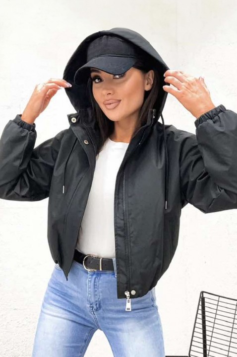 Μπουφάν EMELITA BLACK, Χρώμα: μαύρο, IVET.EU - Εκπτώσεις έως -80%