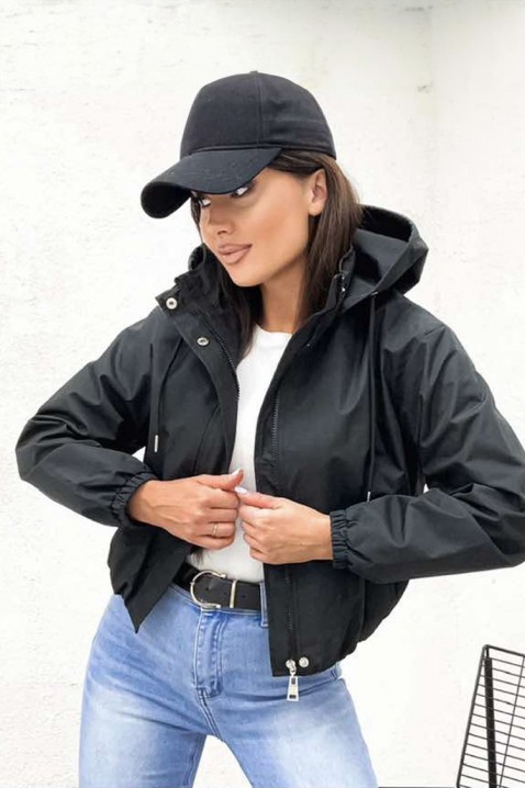 Μπουφάν EMELITA BLACK, Χρώμα: μαύρο, IVET.EU - Εκπτώσεις έως -80%