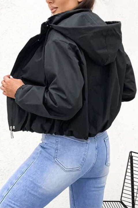 Μπουφάν EMELITA BLACK, Χρώμα: μαύρο, IVET.EU - Εκπτώσεις έως -80%