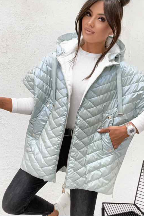 Γιλέκο AMELINDA SKY, Χρώμα: Γαλάζιο, IVET.EU - Εκπτώσεις έως -80%