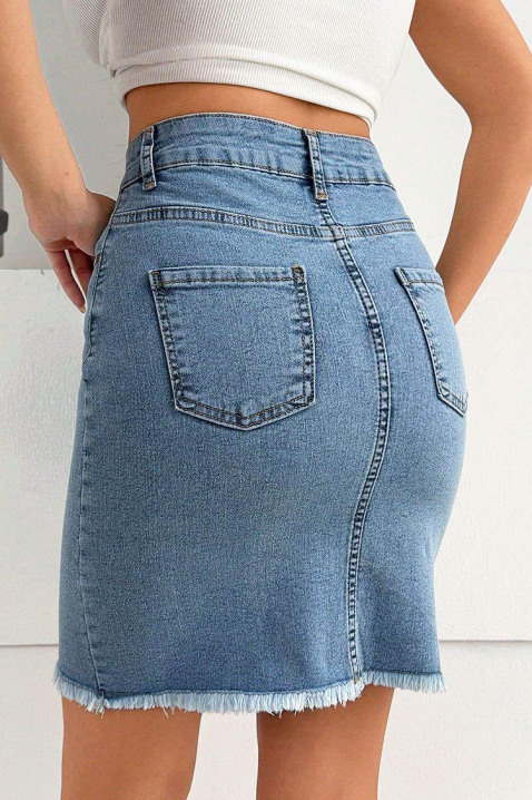 Φούστα SVELZONA SKY, Χρώμα: Γαλάζιο, IVET.EU - Εκπτώσεις έως -80%