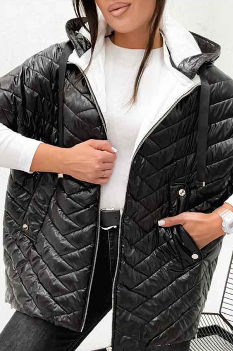 Γιλέκο AMELINDA BLACK, Χρώμα: μαύρο, IVET.EU - Εκπτώσεις έως -80%