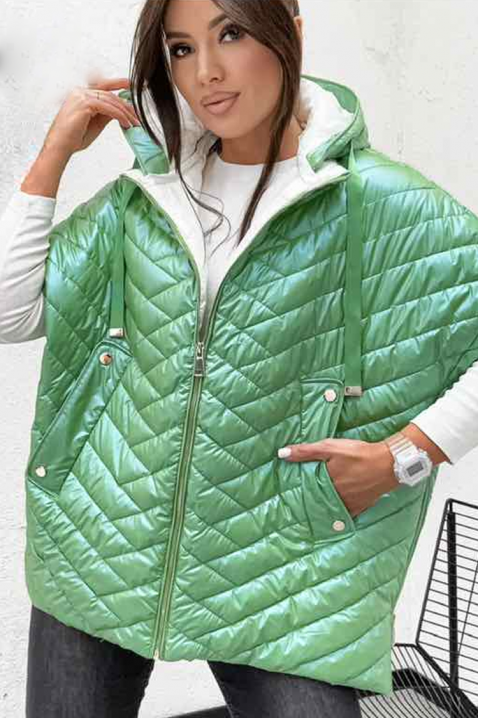 Γιλέκο AMELINDA GREEN, Χρώμα: πράσινο, IVET.EU - Εκπτώσεις έως -80%