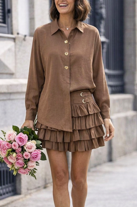 Σύνολο BELIMINA BROWN, Χρώμα: καφέ, IVET.EU - Εκπτώσεις έως -80%