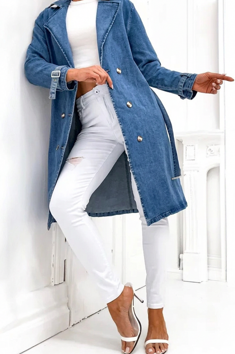 Καμπαρντίνα ALEXITA, Χρώμα: μπλε, IVET.EU - Εκπτώσεις έως -80%