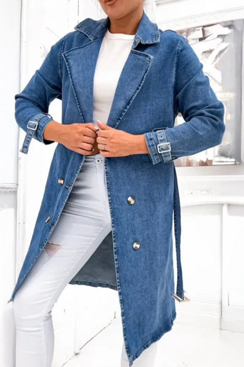 Καμπαρντίνα ALEXITA, Χρώμα: μπλε, IVET.EU - Εκπτώσεις έως -80%