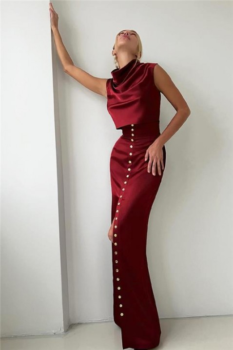 Σύνολο POLIONA BORDO, Χρώμα: μπορντό, IVET.EU - Εκπτώσεις έως -80%