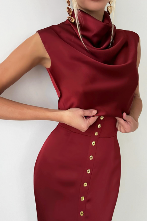 Σύνολο POLIONA BORDO, Χρώμα: μπορντό, IVET.EU - Εκπτώσεις έως -80%