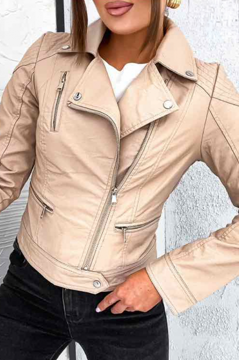 Μπουφάν ANELINDA BEIGE, Χρώμα: μπεζ, IVET.EU - Εκπτώσεις έως -80%