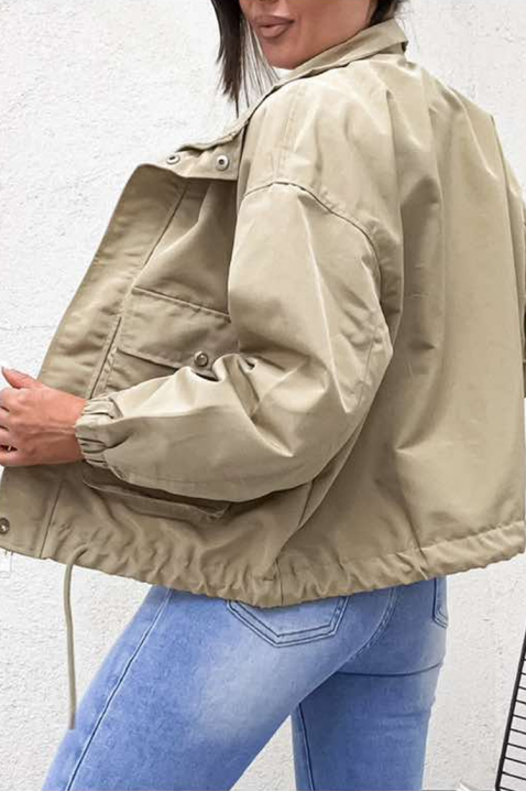 Μπουφάν KAMELITA BEIGE, Χρώμα: μπεζ, IVET.EU - Εκπτώσεις έως -80%