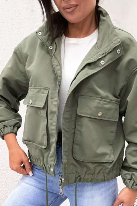 Μπουφάν KAMELITA KHAKI, Χρώμα: χακί, IVET.EU - Εκπτώσεις έως -80%