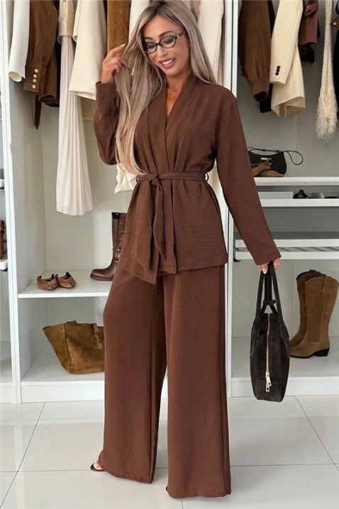 Σύνολο GOLZARFA BROWN, Χρώμα: καφέ, IVET.EU - Εκπτώσεις έως -80%