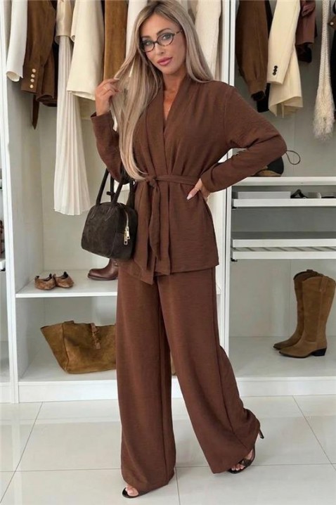 Σύνολο GOLZARFA BROWN, Χρώμα: καφέ, IVET.EU - Εκπτώσεις έως -80%