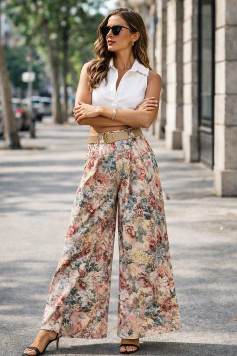 Παντελόνι FIONZANA, Χρώμα: χρωματιστό, IVET.EU - Εκπτώσεις έως -80%