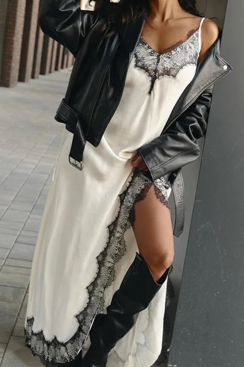 Φόρεμα ALNENZA, Χρώμα: άσπρο, IVET.EU - Εκπτώσεις έως -80%