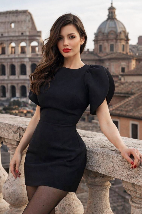 Φόρεμα MARKISA, Χρώμα: μαύρο, IVET.EU - Εκπτώσεις έως -80%