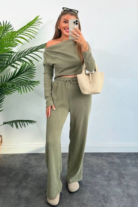 Σύνολο BORISA OLIVE, Χρώμα: πράσινο της ελιάς, IVET.EU - Εκπτώσεις έως -80%